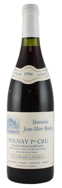 1996 Domaine Jean Marc Bouley Volnay Clos de Chenes, 750ml