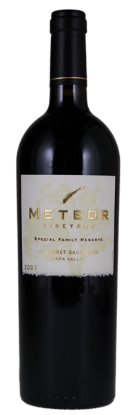 2007 Meteor Vineyards Family Reserve Cabernet Sauvignon, 750ml