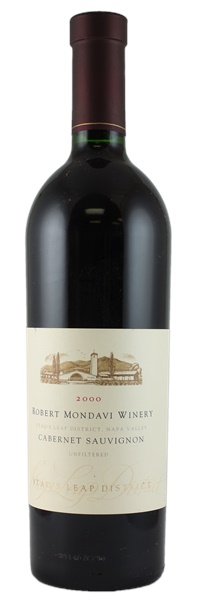 2000 Robert Mondavi Stag's Leap District Cabernet Sauvignon, 750ml
