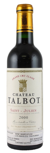 2000 Château Talbot, 375ml