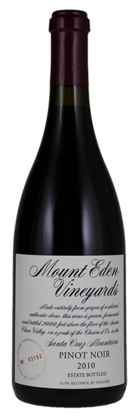 2010 Mount Eden Pinot Noir, 750ml