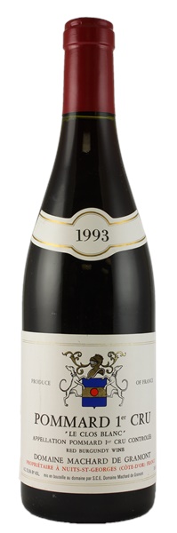 1993 Machard de Gramont Pommard Le Clos Blanc, 750ml