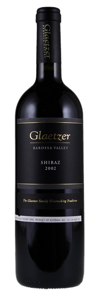 2002 Glaetzer Shiraz, 750ml