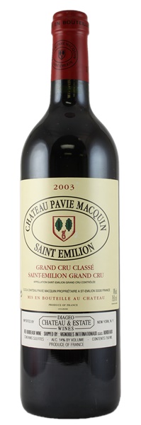 2003 Château Pavie-Macquin, 750ml