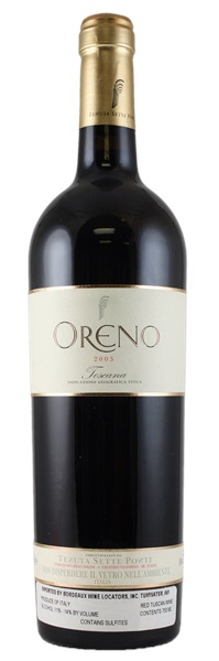 2003 Sette Ponti Toscana Oreno, 750ml