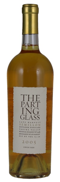 2005 Owen Roe The Parting Glass Outlook Vineyard Late Havest Semillon, 750ml