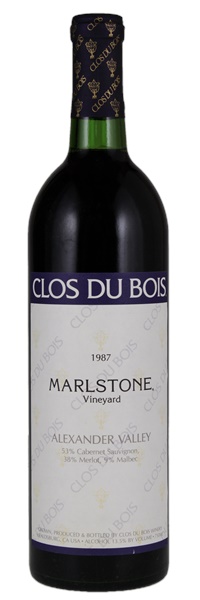 1987 Clos du Bois Marlstone, 750ml