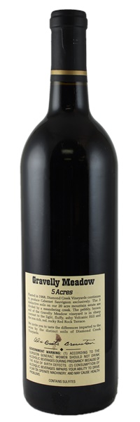 2010 Diamond Creek Gravelly Meadow, 750ml
