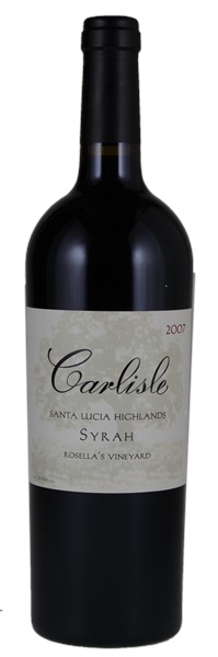 2007 Carlisle Rosella's Vineyard Syrah, 750ml