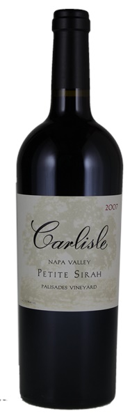2007 Carlisle Palisades Vineyard Petite Sirah, 750ml