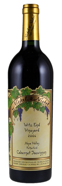 2006 Nickel and Nickel Witz End Vineyard Cabernet Sauvignon, 750ml