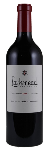 2003 Larkmead Vineyards Napa Valley Cabernet Sauvignon, 750ml