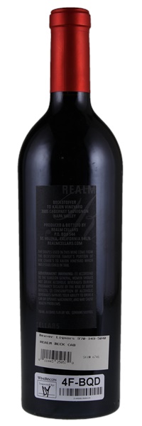 2005 Realm Beckstoffer To Kalon