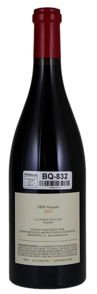 2012 Occidental SWK Pinot Noir, 750ml