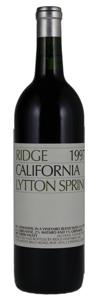 1997 Ridge Lytton Springs, 750ml