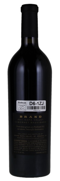 2011 Brand Napa Valley Cabernet Sauvignon, 750ml