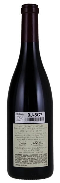 2010 Kosta Browne Garys' Vineyard Pinot Noir, 750ml