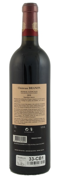2010 Château Branon, 750ml