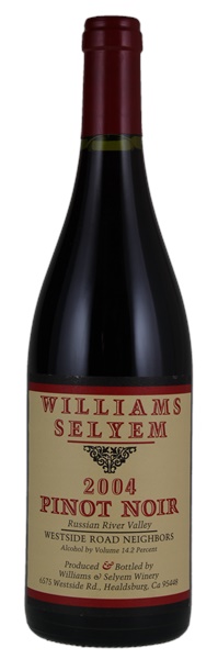 2004 Williams Selyem Westside Road Neighbors Pinot Noir, 750ml