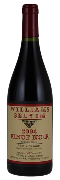 2004 Williams Selyem Peay Vineyard Pinot Noir, 750ml