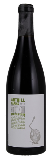 2012 Anthill Farms Demuth Vineyard Pinot Noir, 750ml