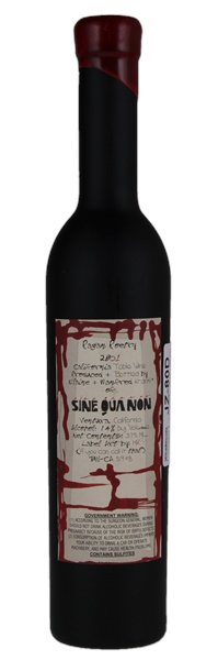 2001 Sine Qua Non Pagan Poetry Rose (Frosted glass), 375ml