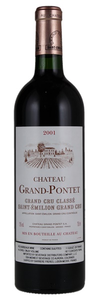 2001 Château Grand Pontet, 750ml