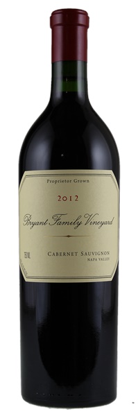 2012 Bryant Family Vineyard Cabernet Sauvignon, 750ml