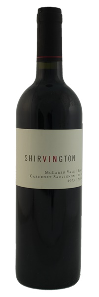 2003 Shirvington Cabernet Sauvignon, 750ml