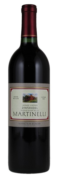 1994 Martinelli Jackass Vineyard Zinfandel, 750ml