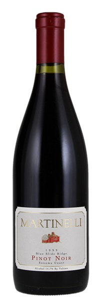 1999 Martinelli Blue Slide Ridge Pinot Noir