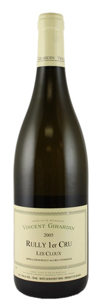 2005 Vincent Girardin Rully Les Cloux, 750ml