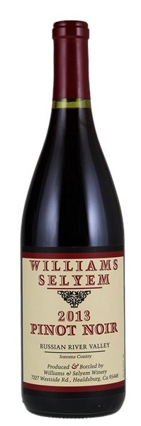 2013 Williams Selyem Russian River Valley Pinot Noir, 750ml