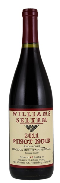 2011 Williams Selyem Precious Mountain Pinot Noir, 750ml