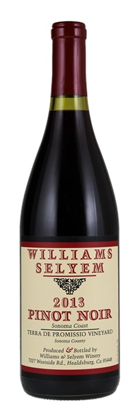 2013 Williams Selyem Terra de Promissio Vineyard Pinot Noir, 750ml