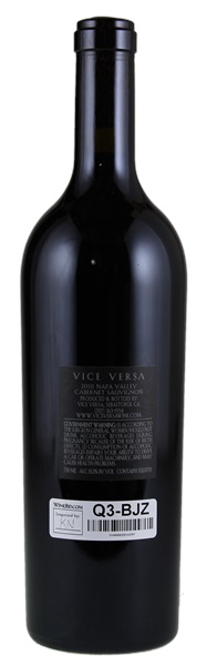 2010 Vice Versa Cabernet Sauvignon, 750ml