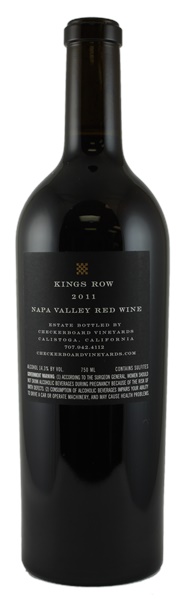 2011 Checkerboard Vineyard Kings Row Red Wine, 750ml
