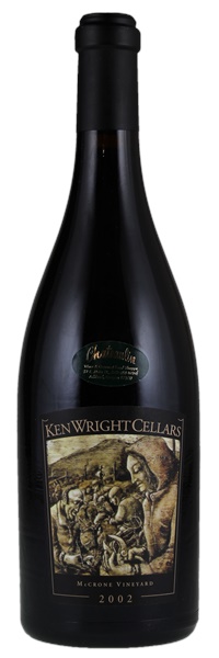 2002 Ken Wright McCrone Vineyard Pinot Noir, 750ml