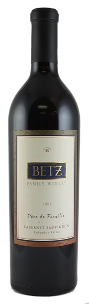2004 Betz Family Winery Père de Famille Cabernet Sauvignon, 750ml