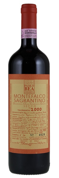 2000 Paolo Bea Montefalco Sagrantino Secco, 750ml