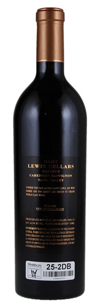 2007 Lewis Cellars Reserve Cabernet Sauvignon, 750ml