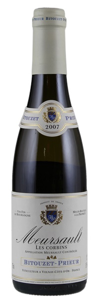2007 Bitouzet-Prieur Meursault Les Corbins, 375ml