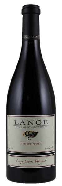 2008 Lange Winery Estate Vineyard Pinot Noir, 750ml