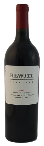 2010 Hewitt Vineyard Rutherford Cabernet Sauvignon, 750ml