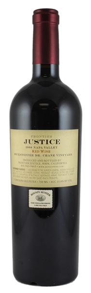 2008 Bounty Hunter Rare Wine Frontier Justice Beckstoffer Dr. Crane Vineyard, 750ml
