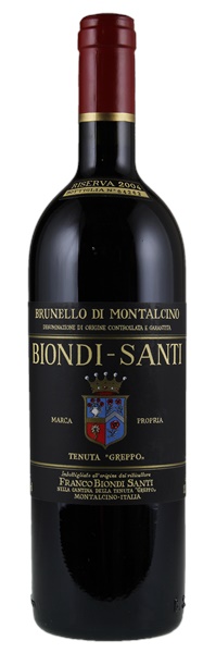 2004 Biondi-Santi Tenuta Il Greppo Brunello di Montalcino Riserva, 750ml