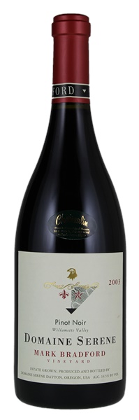 2003 Domaine Serene Mark Bradford Vineyard Pinot Noir, 750ml