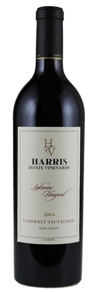 2004 Harris Estate Lakeview Vineyard Cabernet Sauvignon, 750ml