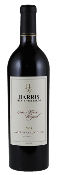 2004 Harris Estate Jake's Creek Vineyard Cabernet Sauvignon, 750ml