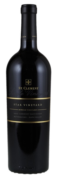 2012 St. Clement Star Vineyard Cabernet Sauvignon, 750ml